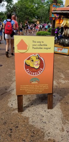 Disney is mailing Annual Passholder Simba Magnet from the Animal Kingdom