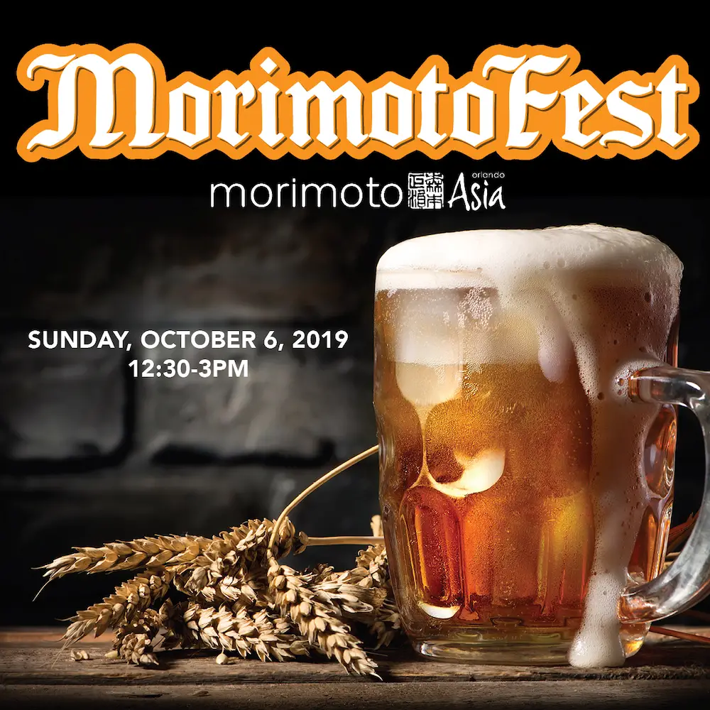 MorimotoFest Is Coming This October To Morimoto Asia In Disney Springs