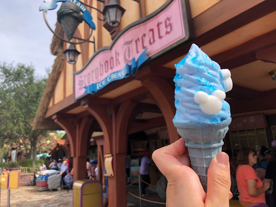 Arendelle Aqua Cone is now available in the Magic Kingdom