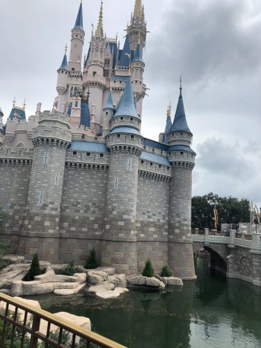 Moat Near Cinderella's Castle in Magic Kingdom Refilled
