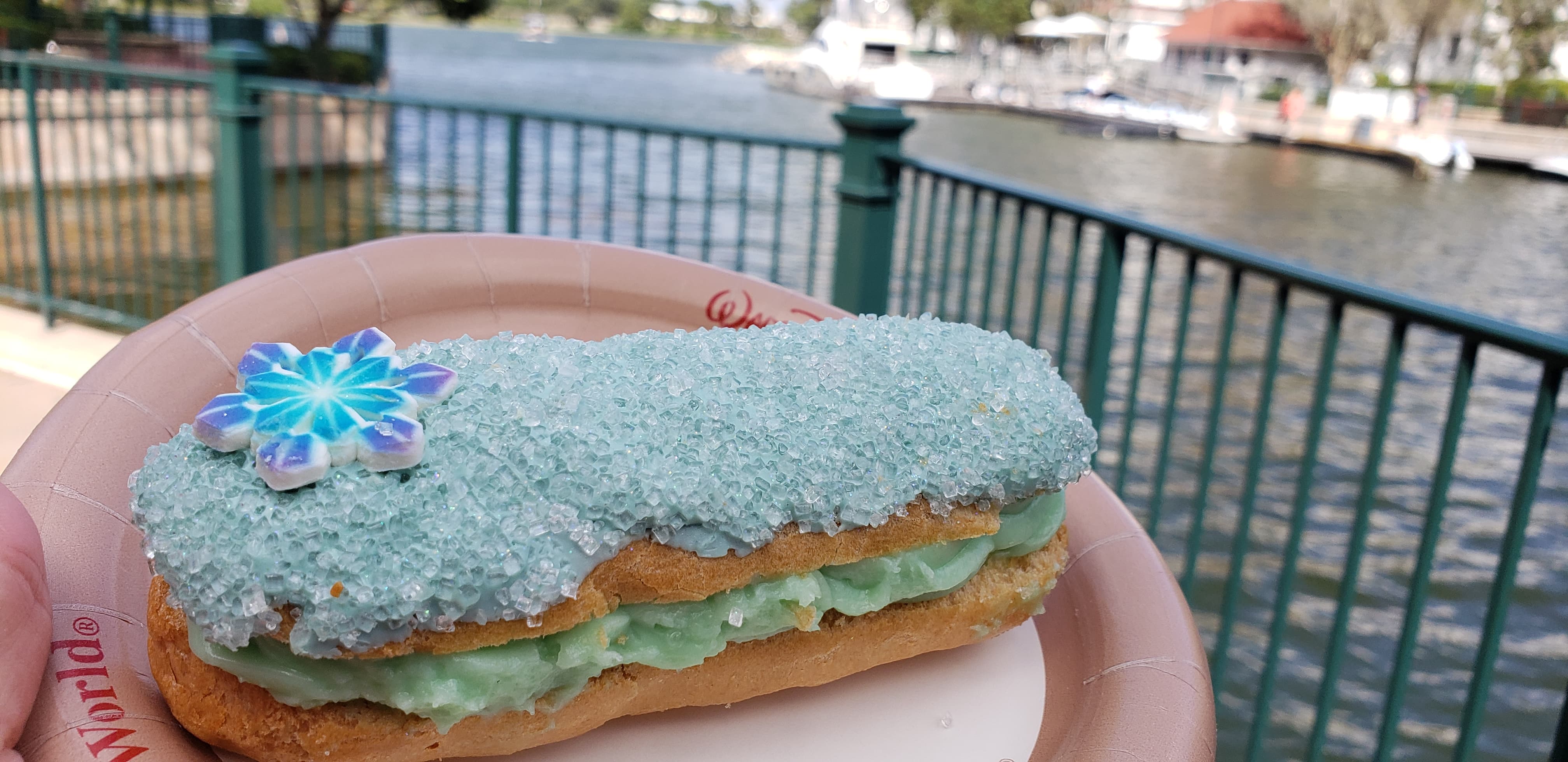 The Disney Arendelle Aqua Trend Continues with a Cotton Candy Eclair