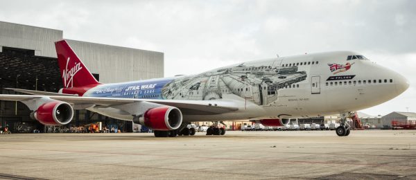 Virgin Atlantic Showcases "Millennium Falcon" Plane