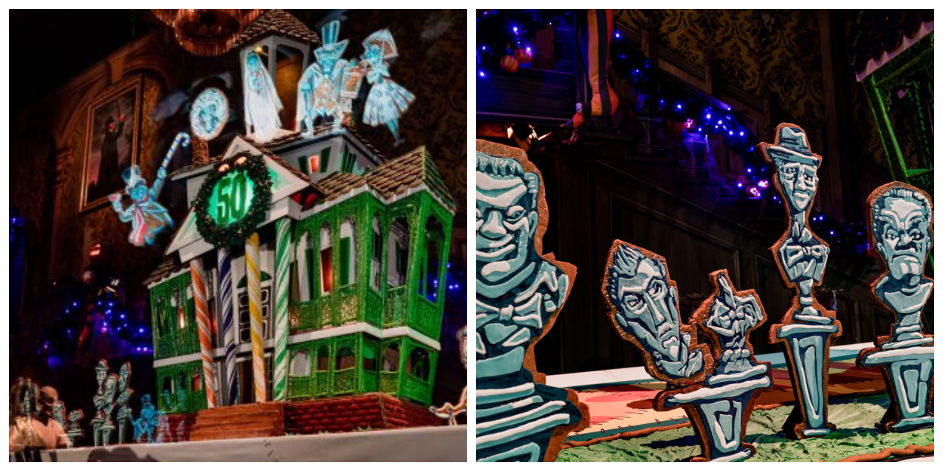 2019 Haunted Mansion Holiday 50th Anniversary Gingerbread House First Look