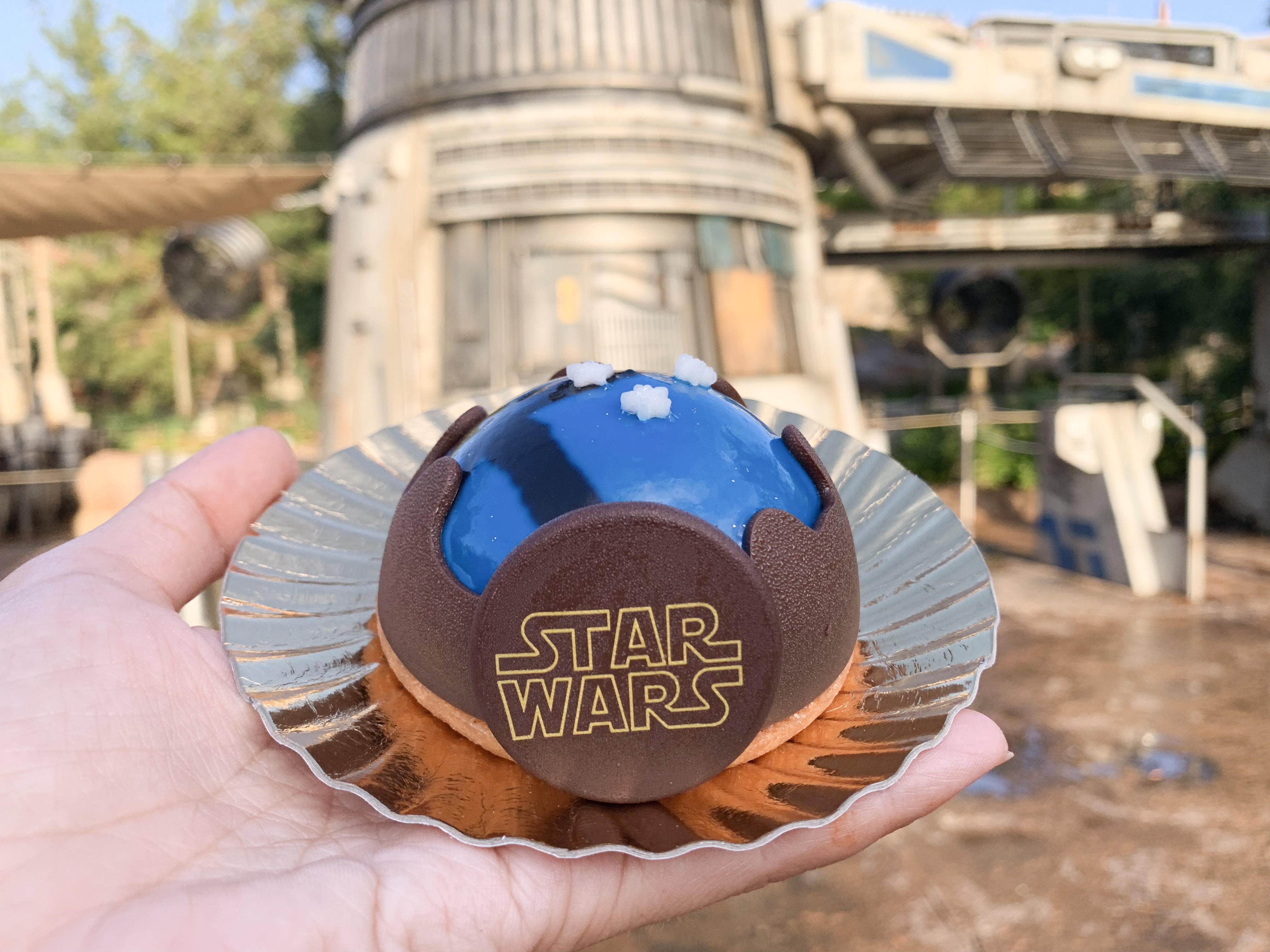 Galaxy Far, Far Away Espresso Mousse Dome is Out of this World