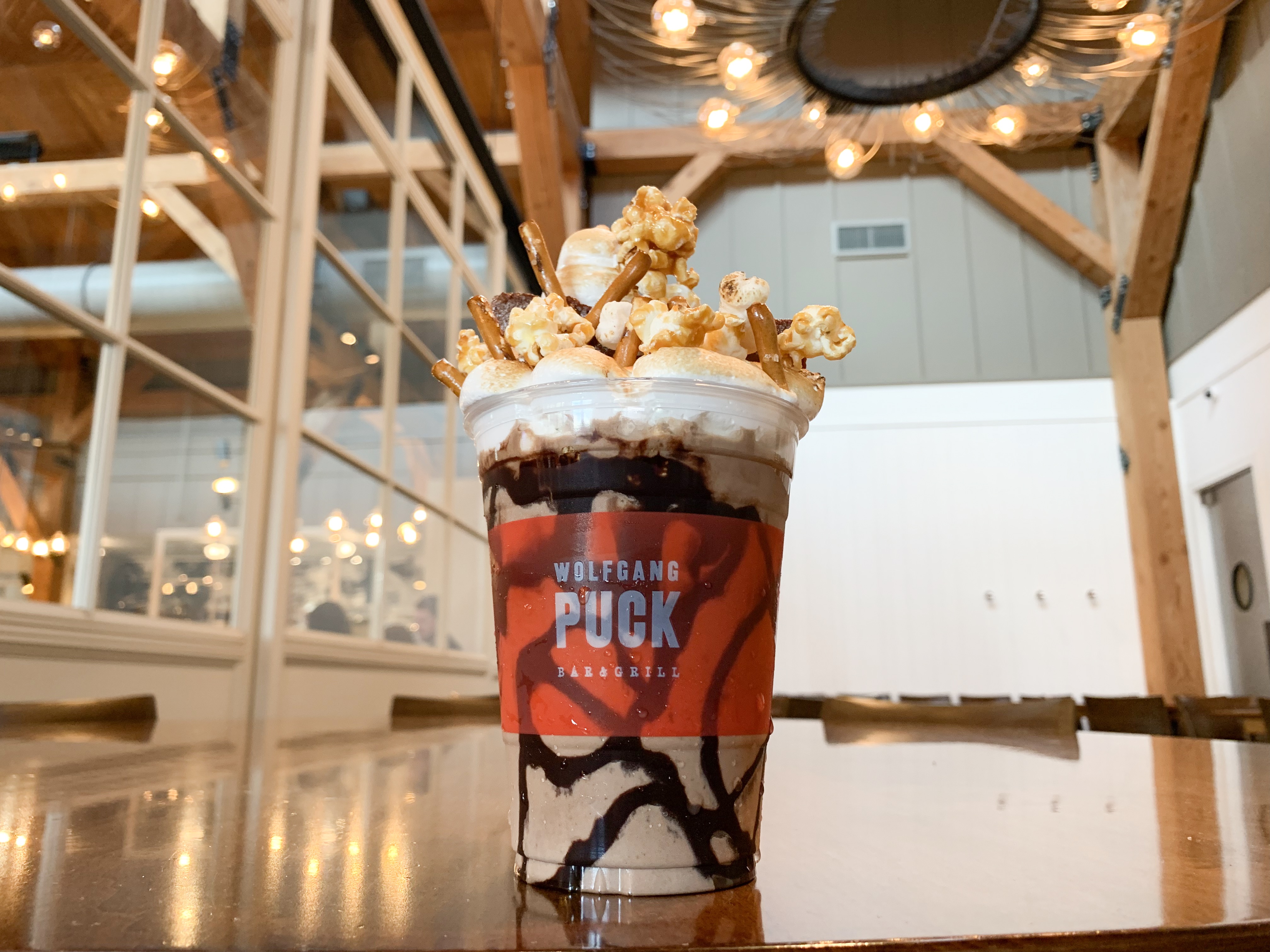 Campfire Milkshake from Wolfgang Puck Bar and Grill makes us want S’more