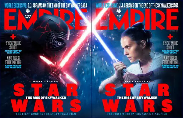 Rey and Kylo Ren Face Off for 'The Rise of Skywalker' in New Empire Magazine Covers