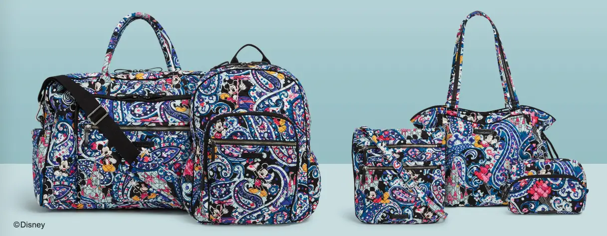 Cheery New Mickey Paisley Vera Bradley Collection Coming Soon | Chip ...