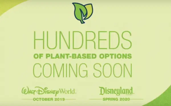 Disney is releasing new plant based food options for guests