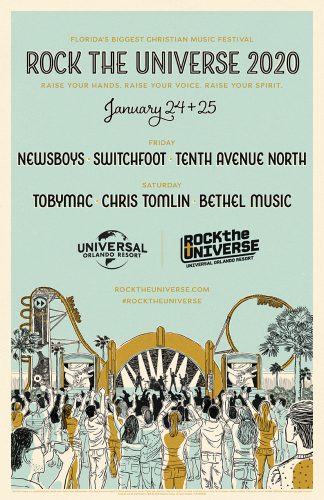 Tobymac, Chris Tomlin, Newsboys And Switchfoot To Headline Rock The Universe 2020 At Universal Orlando Resort