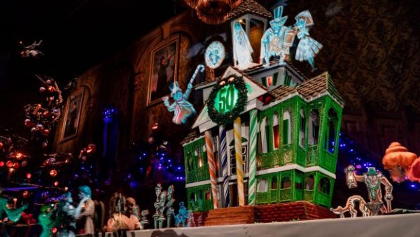 2019 Haunted Mansion Holiday 50th Anniversary Gingerbread House First Look