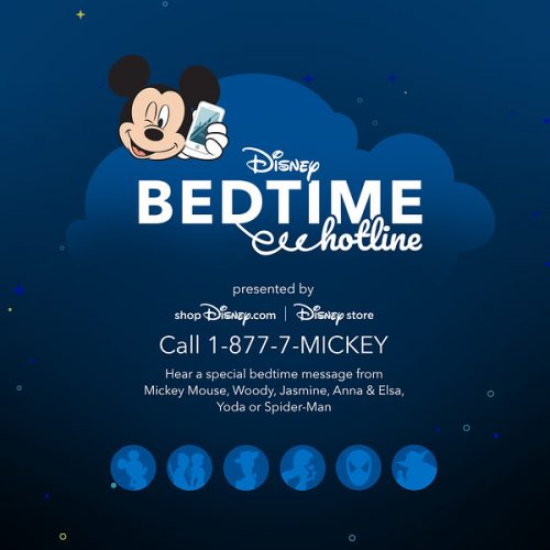 Disney's introduces the Bedtime Hotline for a limited time