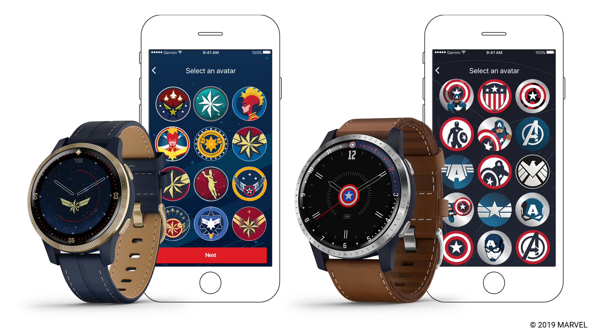 Garmin Introduces New Captain Marvel & Captain America Smartwatches