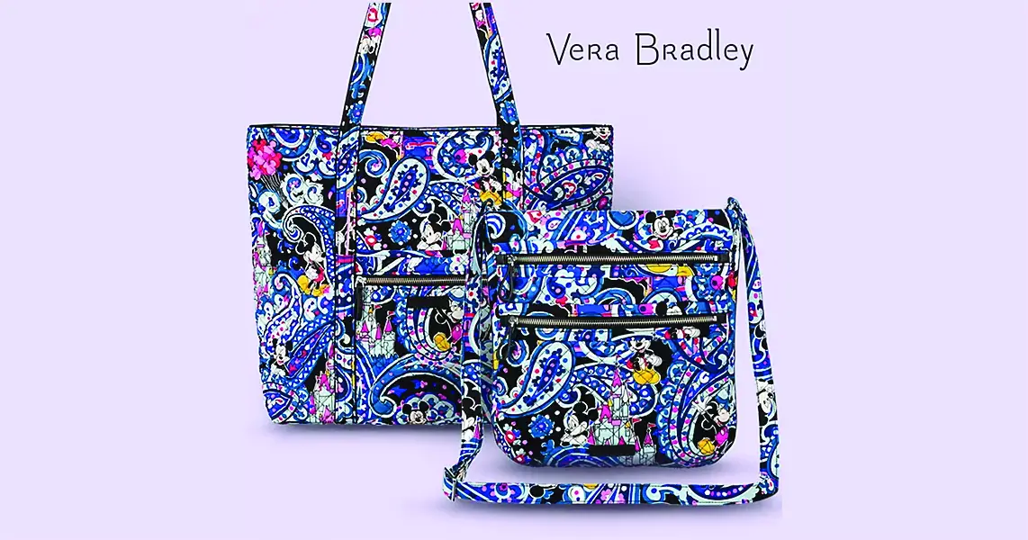 Cheery New Mickey Paisley Vera Bradley Collection Coming Soon