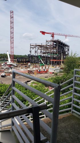 Tron Coaster Construction Update from the Magic Kingdom