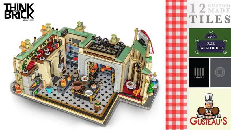 LEGO Ideas: Ratatouille LEGO Set, Inspired By Gusteau's Restaurant