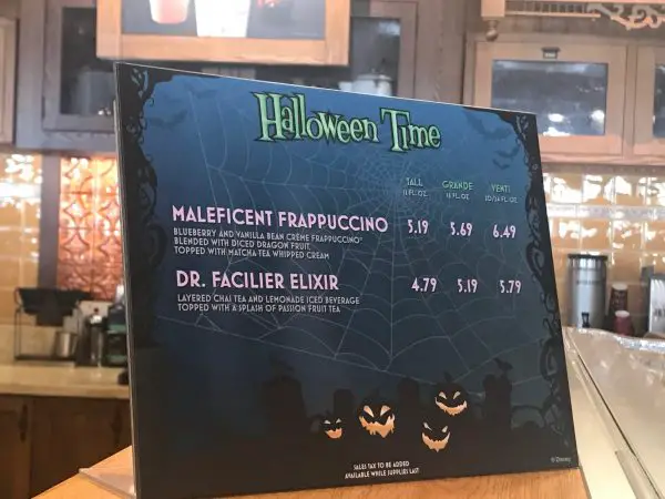 New Maleficent Frappuccino at Disneyland