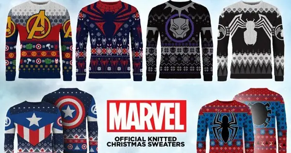 Marvel Ugly Christmas Sweaters Now Available From Merchoid