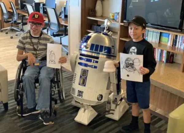 'Emperor Palpatine' and 'Anakin Skywalker' From Star Wars Visit Children's Hospital