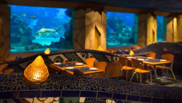 Coral Reef Restaurant in Epcot is offering a Little Mermaid menu for the 30th Movie Anniversary