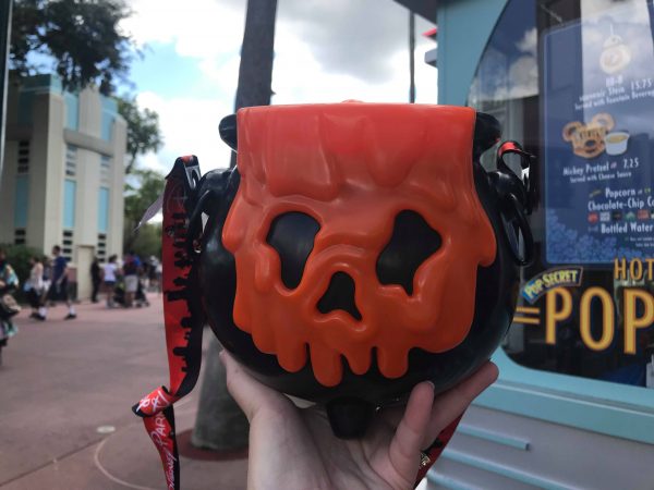 Orange Mickey Cauldron Popcorn Bucket Pops Up in Hollywood Studios