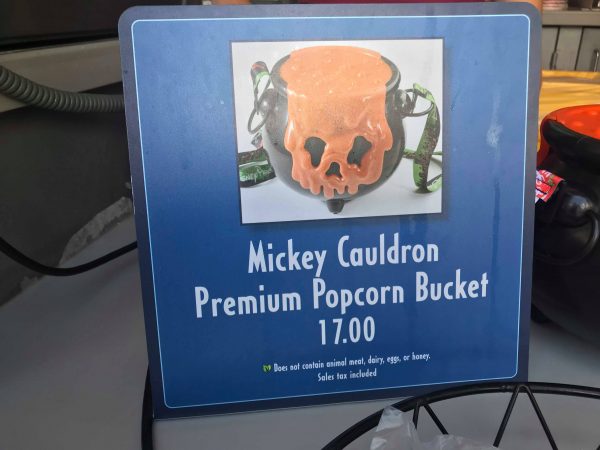 Orange Mickey Cauldron Popcorn Bucket Pops Up in Hollywood Studios
