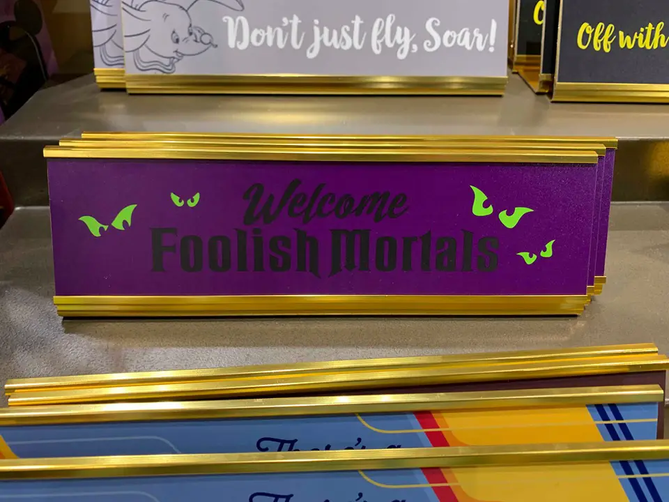 Disney Parks Desk Signs Add A Touch Of Magic To your Work Space