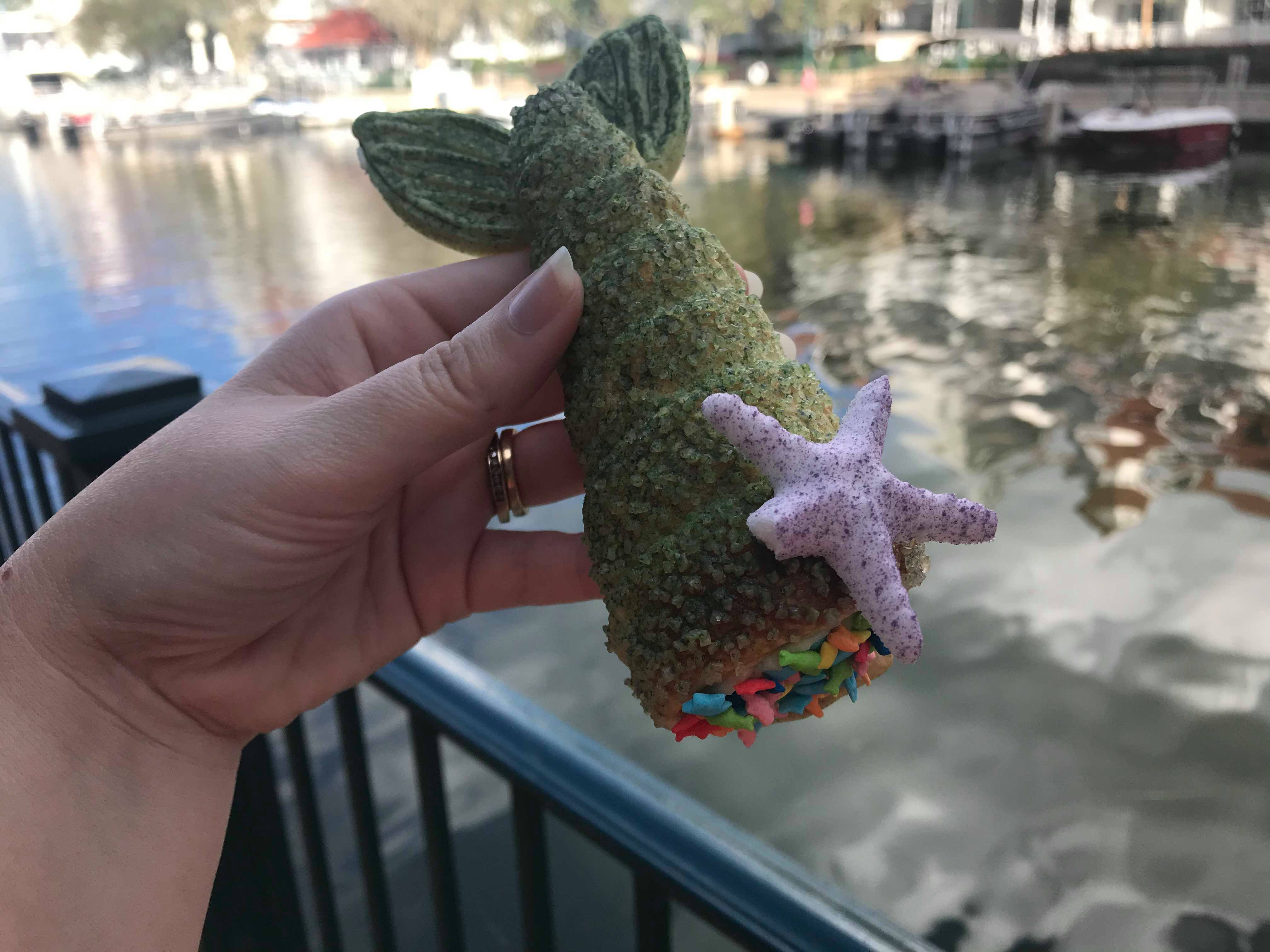New Mermaid Tail Cream Horn Makes a Splash at Disney’s Grand Floridian Resort