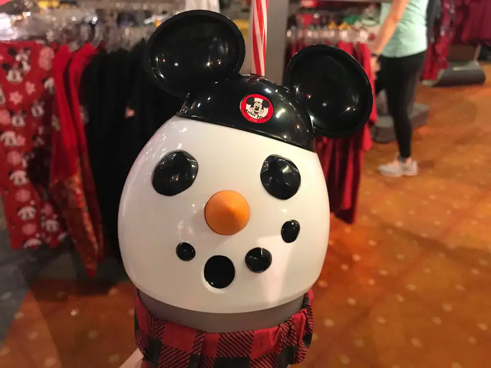 Mickey Snowman Christmas Tumbler