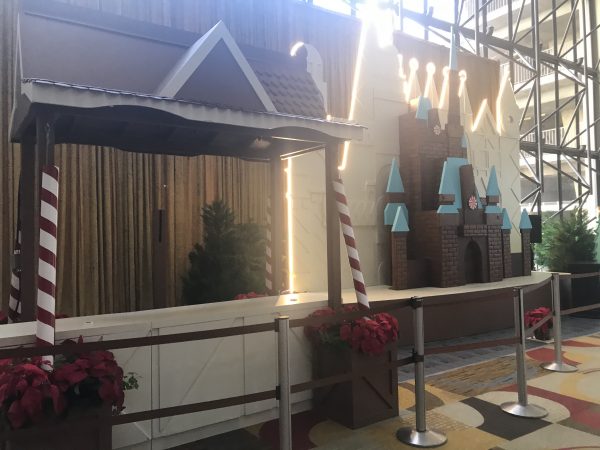 The Contemporary Resort’s Gingerbread Cinderella's Castle Almost Ready For The Season
