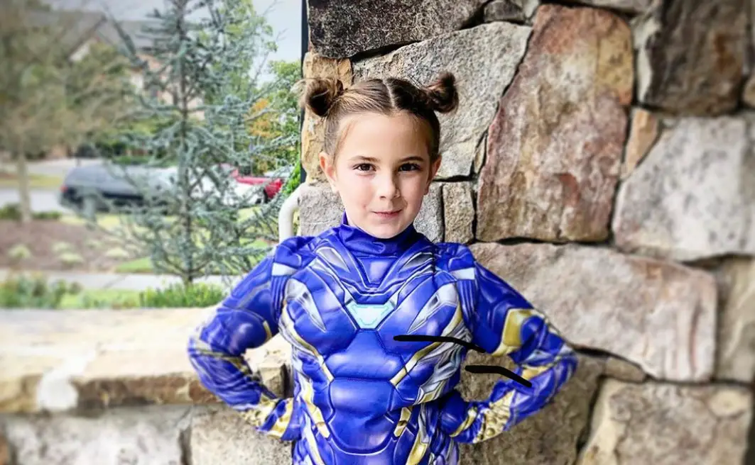 ‘Morgan Stark’ Dresses As Her Marvel Mom for Halloween Party