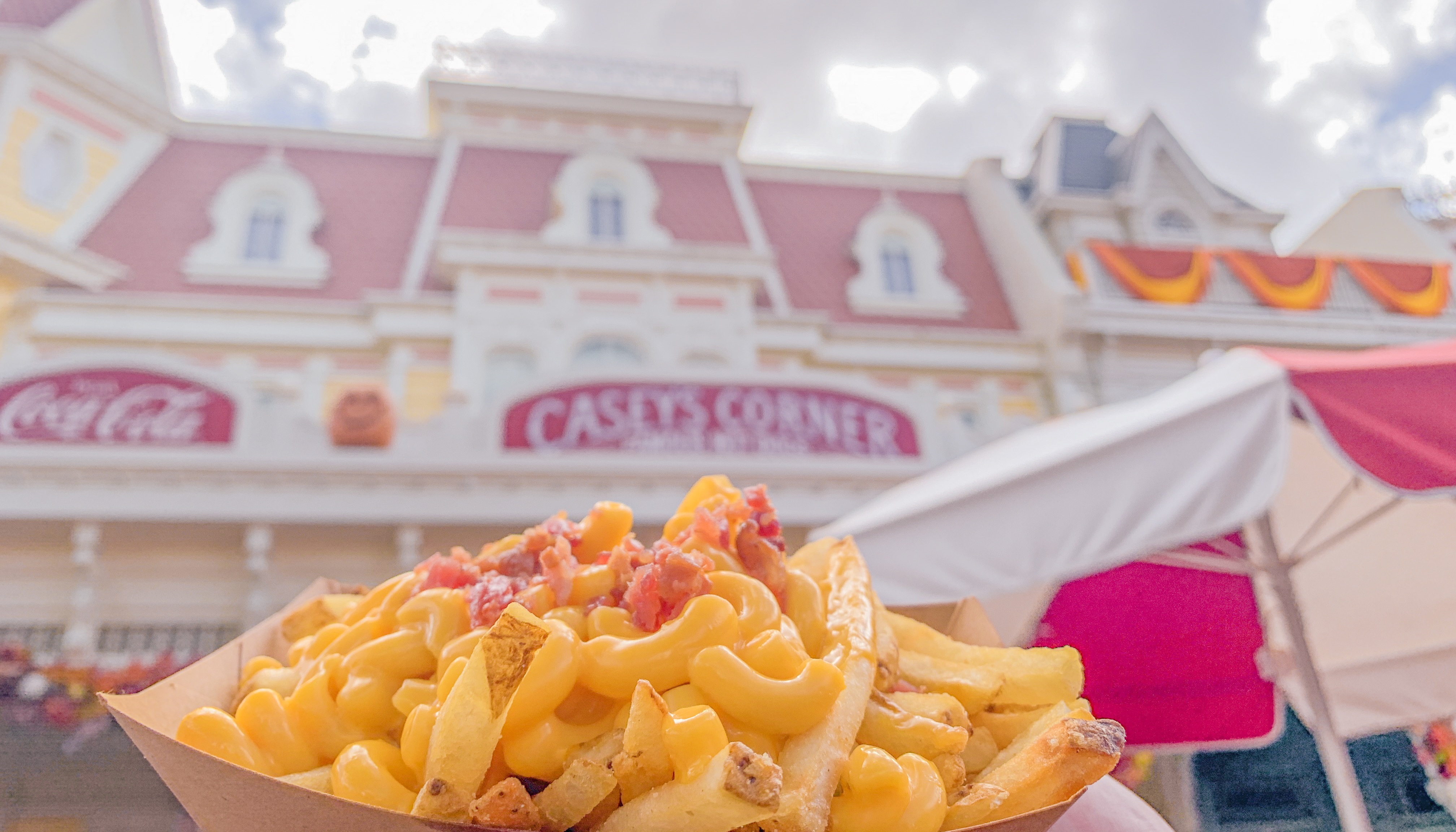 New Bacon Mac n Cheese Fries at Casey’s Corner!