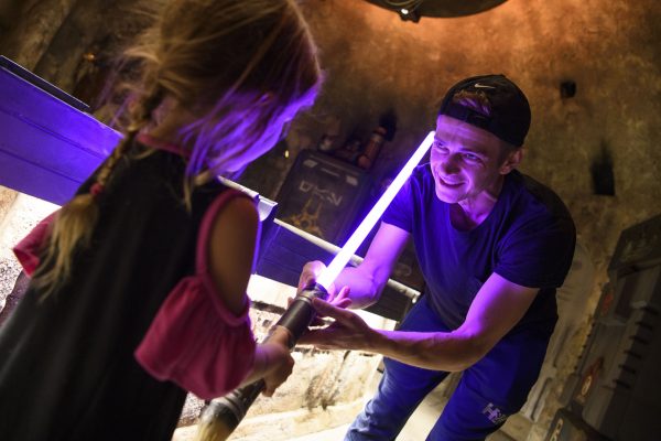 Hayden Christensen Visits Star Wars: Galaxy’s Edge at Disneyland for the First Time