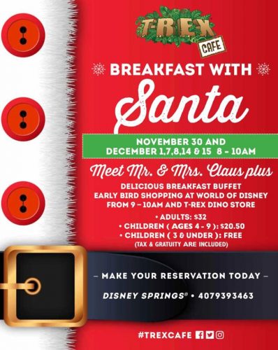 Breakfast With Santa Returns To Disney Springs!