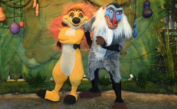 Timon and Rafiki Are Now Meeting Guests Together in Animal Kingdom