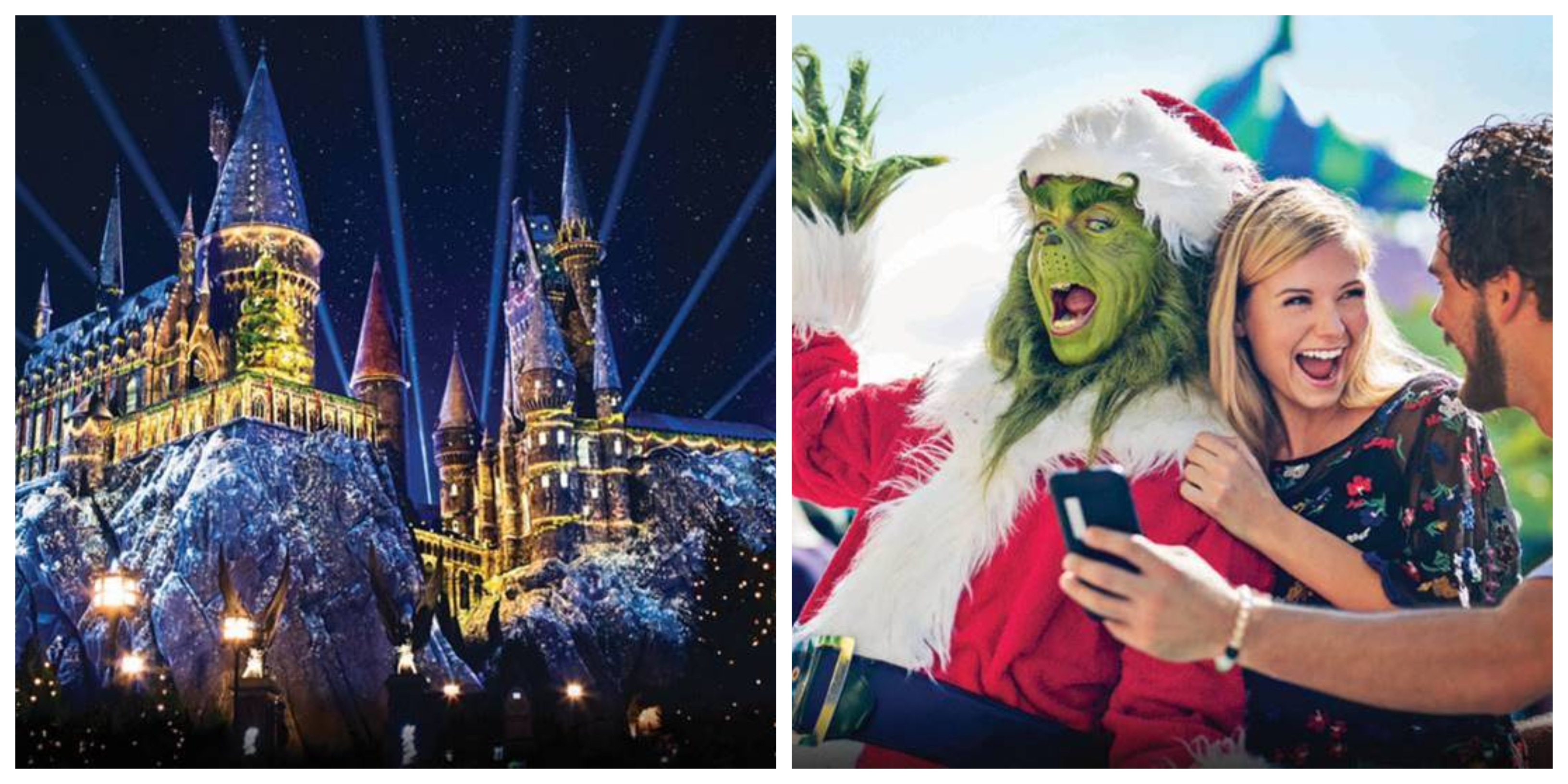 Universal Studios Hollywood Celebrates “Christmas in The Wizarding World of Harry Potter” and “Grinchmas,” Beginning Thursday, November 28 through December 29