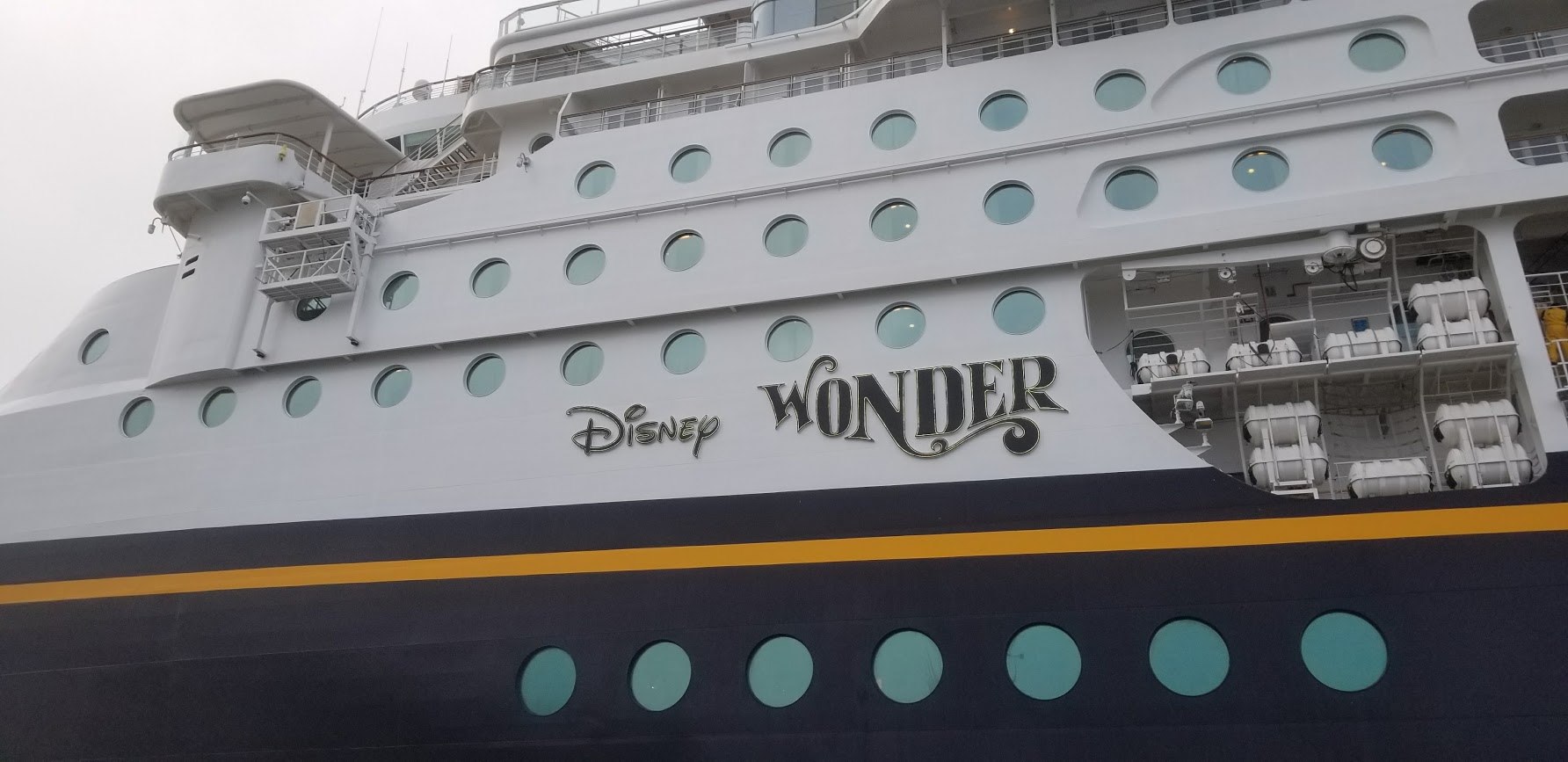 Disney Wonder has made it to Port Canaveral