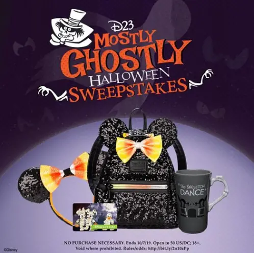 Enter D23's Mostly Ghostly Halloween Weekly Sweepstakes