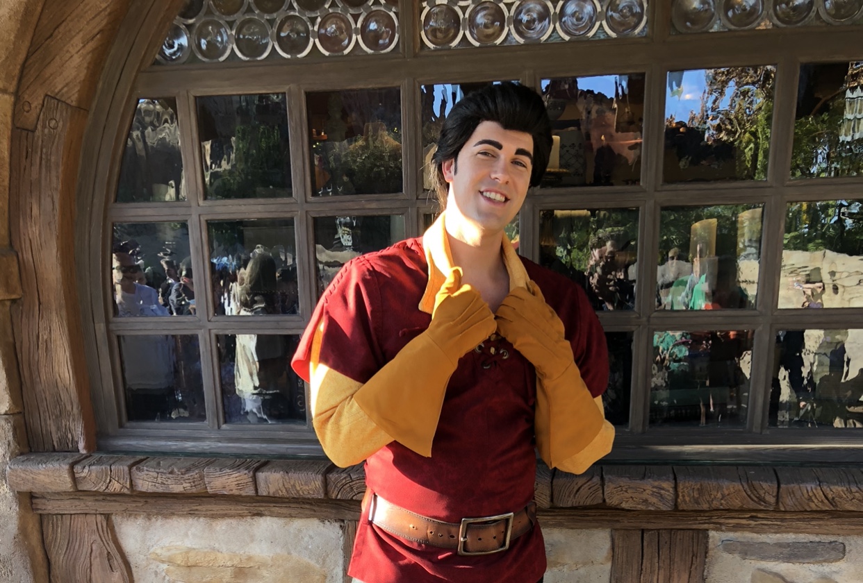 Gaston’s New Costume in Disney Parks