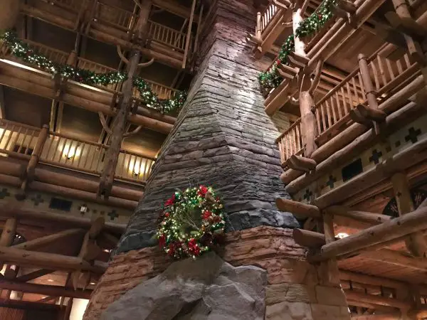 The Christmas Tree at Disney's Wilderness Lodge
