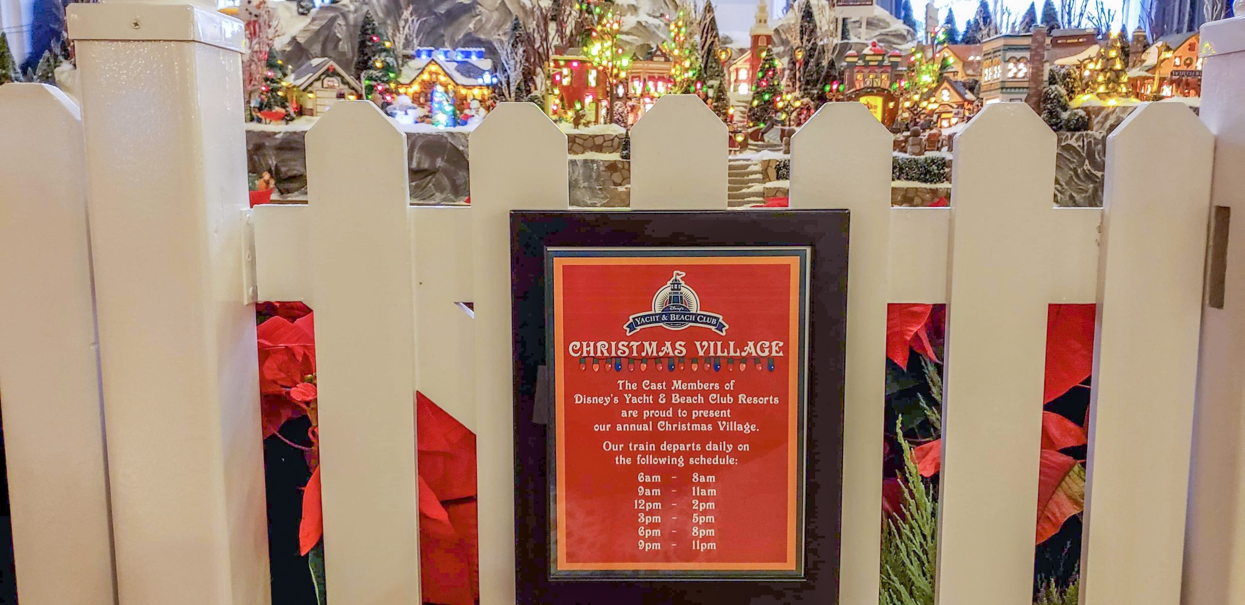 The Christmas Village Sails Back to Disney’s Yacht Club Resort