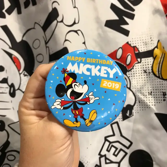 Mickey Mouse Birthday Button