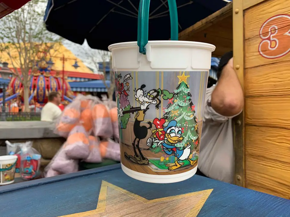 New Happy Holidays Disney Popcorn Bucket Available At Magic Kingdom