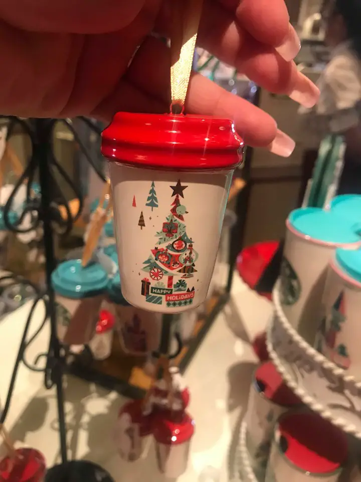 New Starbucks Disney Mug Ornaments Now Found At Disneyland