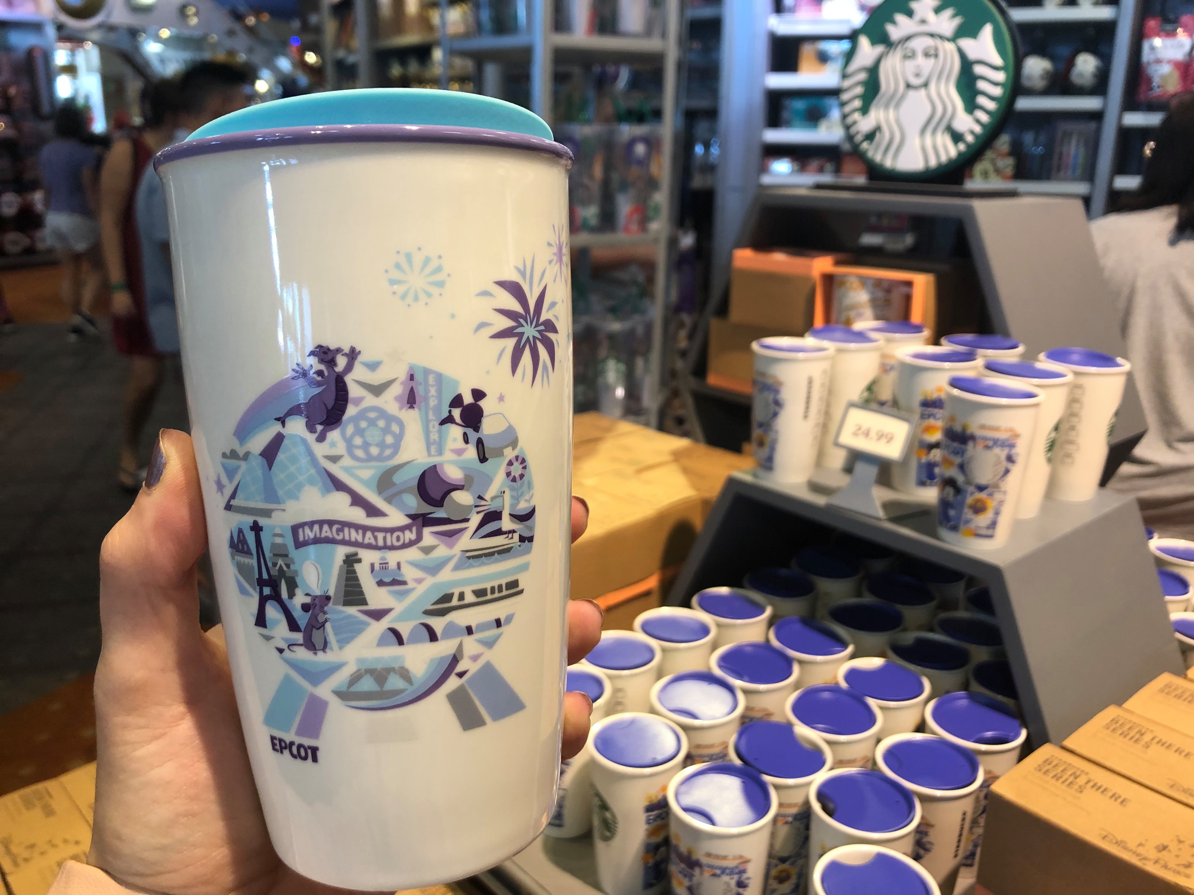 New Starbucks Disney Park Icon Tumbler Arrives at Epcot