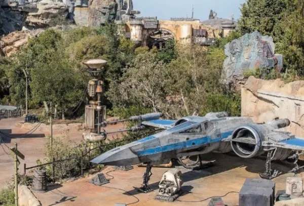 'The Mandalorian' Star Gina Carano Visits Star Wars: Galaxy's Edge at Disneyland