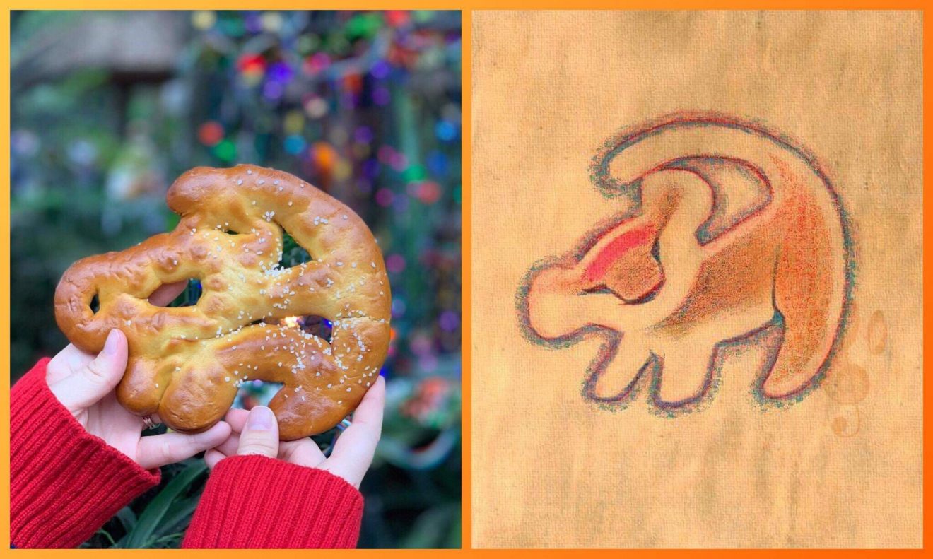 Brand New Simba Pretzel At Animal Kingdom Chip and Company