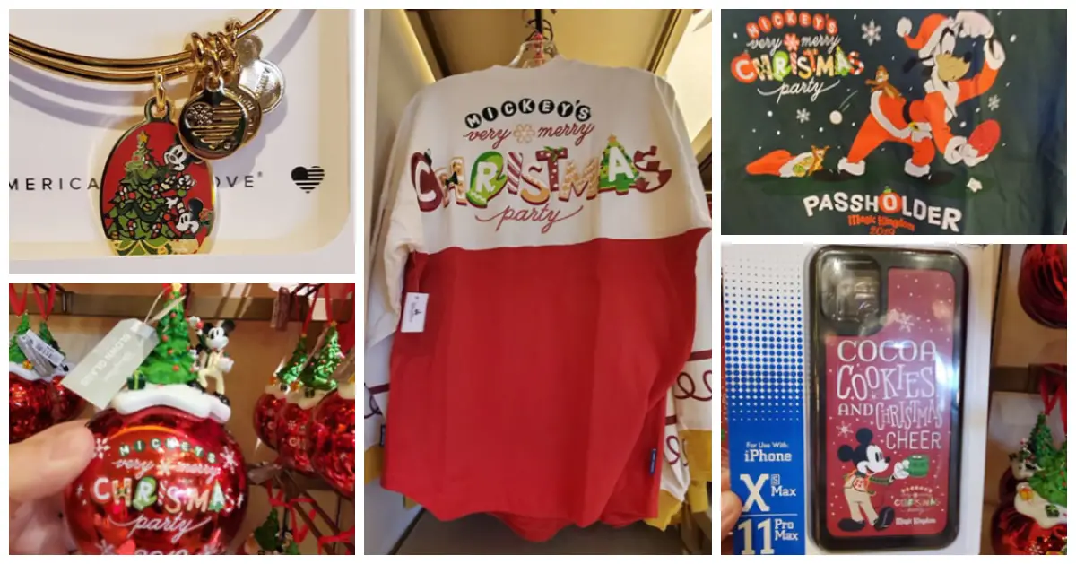 Check Out The Mickey’s Very Merry Christmas Party Merchandise