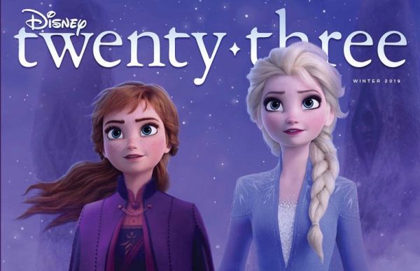 Anna and Elsa From 'Frozen II' Featured on D23 Winter 2019 Magazine Cover