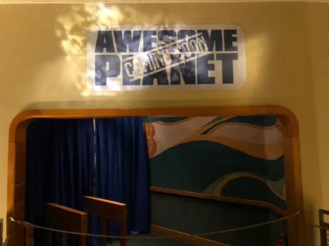 New “Awesome Planet” Sign is Up in the Land Pavilion in Epcot