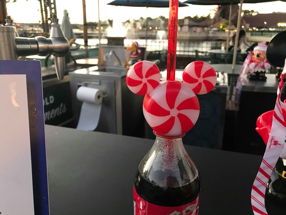 New Candy Cane Mickey Bottle Topper At Walt Disney World